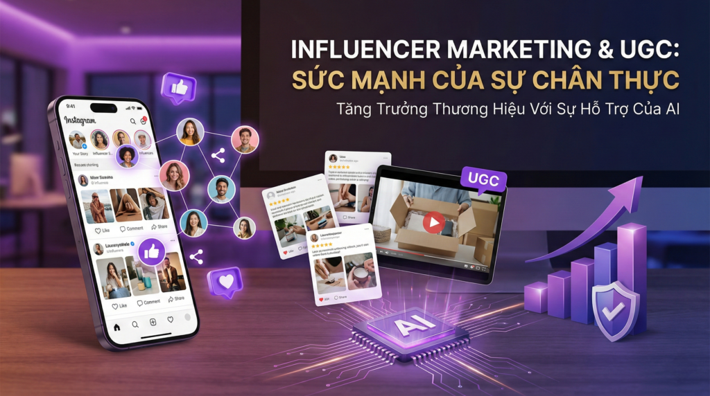 Hướng dẫn Influencer Marketing: Chiến lược đến ứng dụng AI